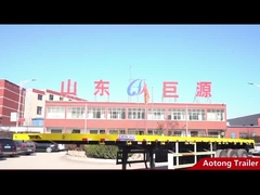 3 assi a letto piatto 40ft container camion rimorchio con serrature a torsione e carico utile massimo 50t