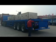 Semi-remorchi a letto piatto per trasportatori di container